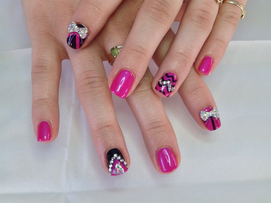 Pretty Pink Nail Art Designs