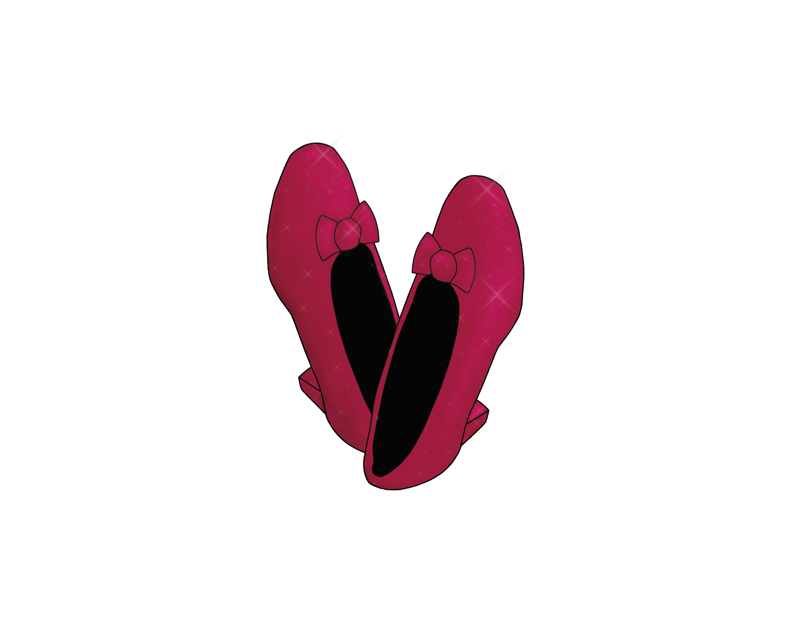 Red Ruby Slipper Vector