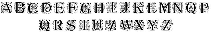 Regal Split Letter Monogram Fonts