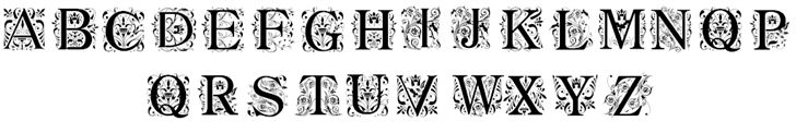 Regal Split Letter Monogram Fonts Regal Split Letter Monogram Fonts