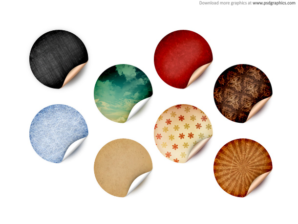 Round Stickers Label Template Round Stickers Label Template