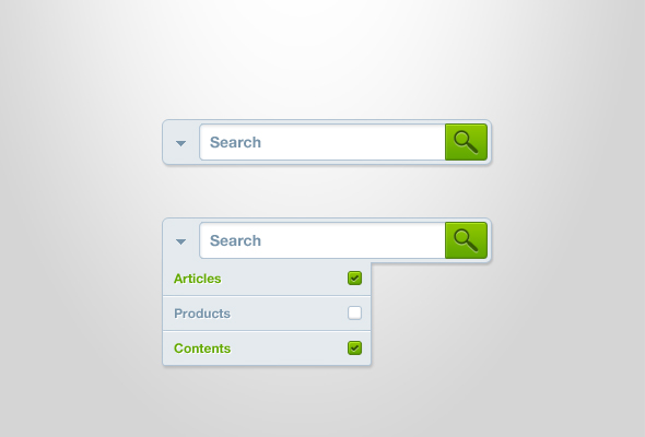 14 Search UI Design Images