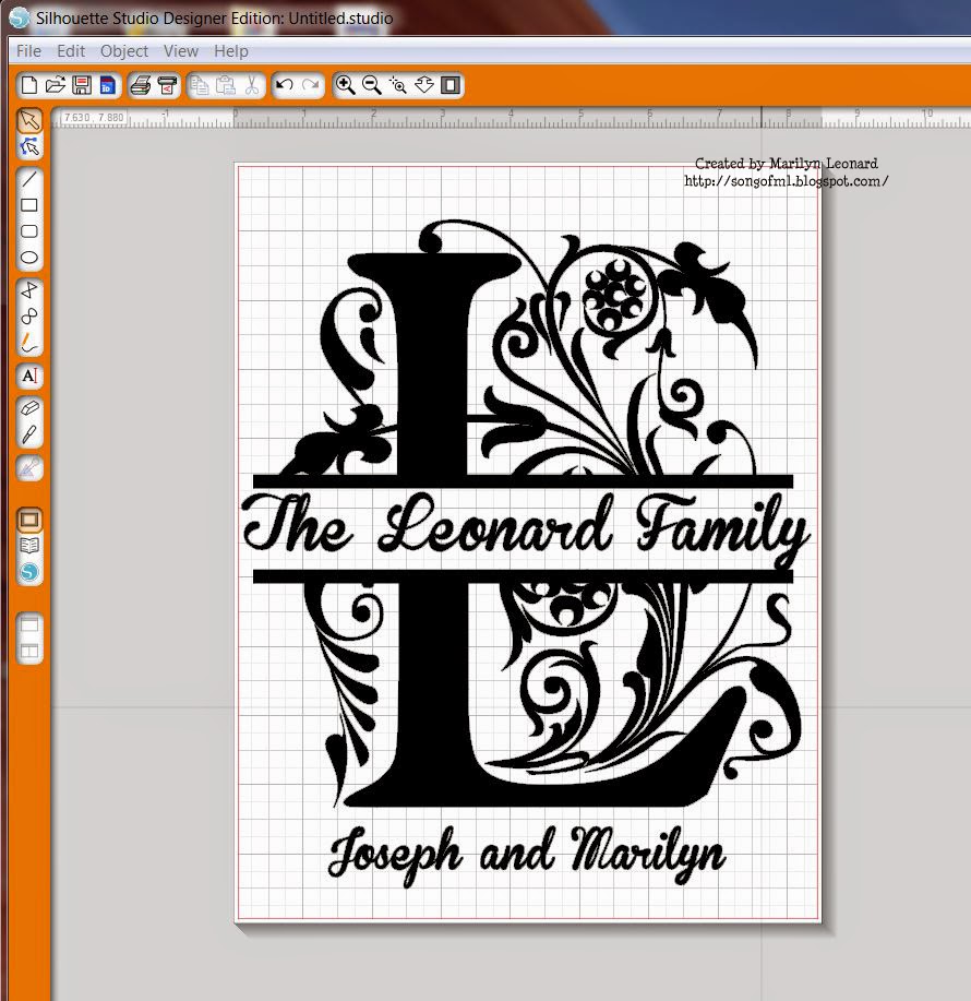 Silhouette Cameo Split Letters Silhouette Cameo Split Letters