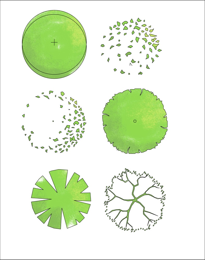 Site Plan Trees