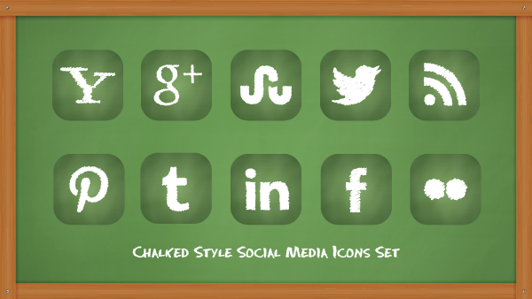 7 Free Chalkboard Icon PSD Images