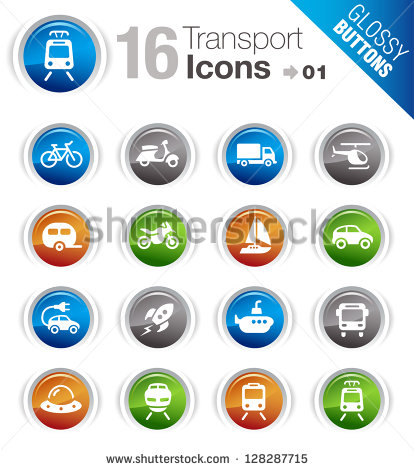 Social Media Buttons Vector