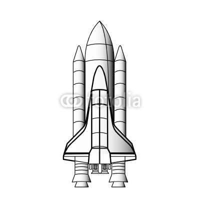 Space Shuttle Vector Art