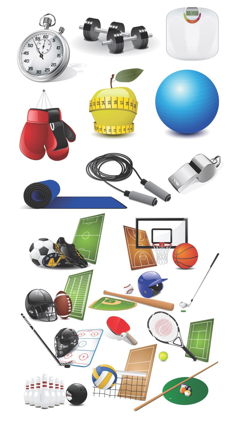 Sports Equipment Clip Art Free