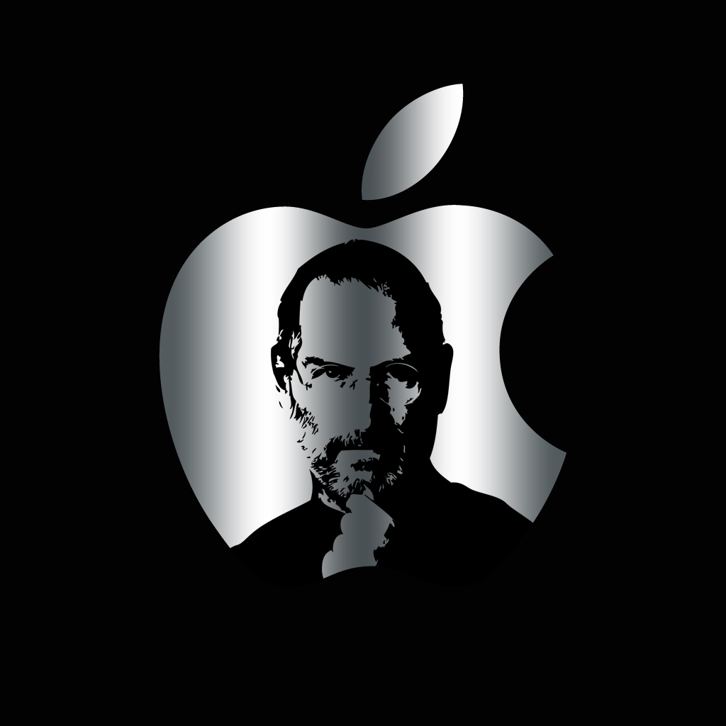 Steve Jobs Apple Logo