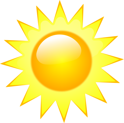 Sun Symbol Weather Clip Art