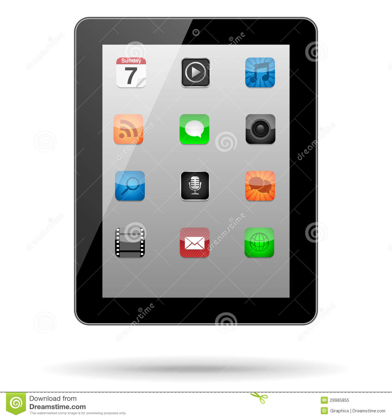 Tablet Screen Icon