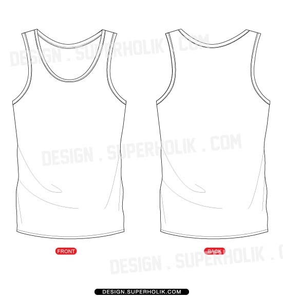 16 Tank Top Vector PSD Images