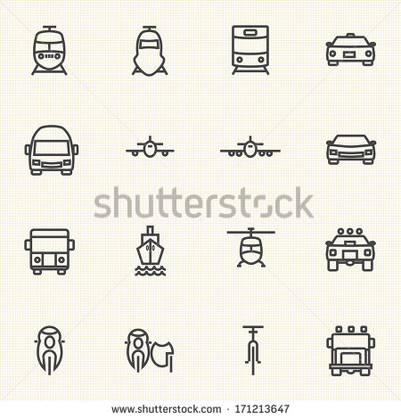 Transportation Line Icon