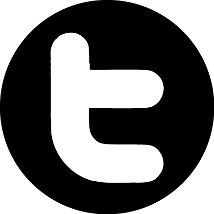 Twitter Logo Black Circle