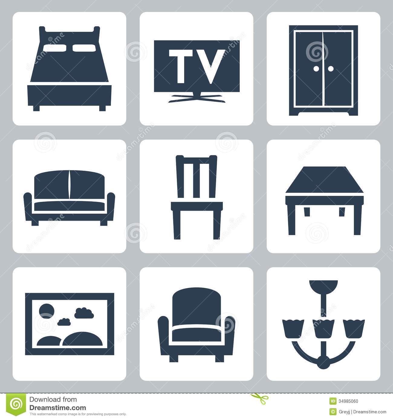 Vector Furniture Icons