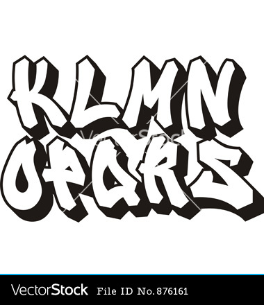 Vector Graffiti Fonts Free Download