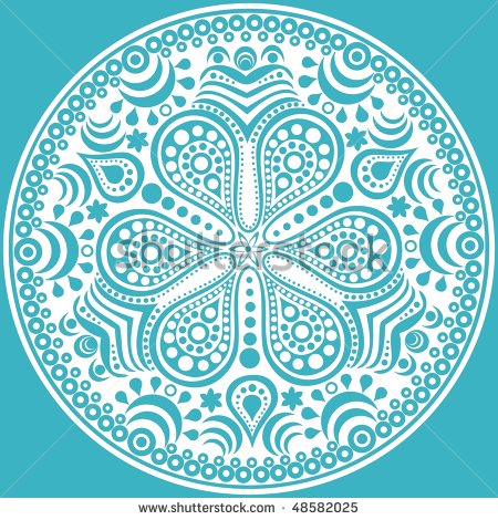 Vector Lace Mandala Pattern