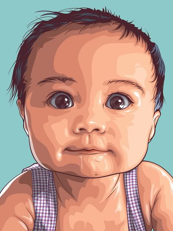 Vector Portrait Illustration