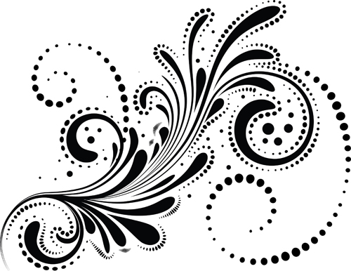 Vector Swirl Design Border