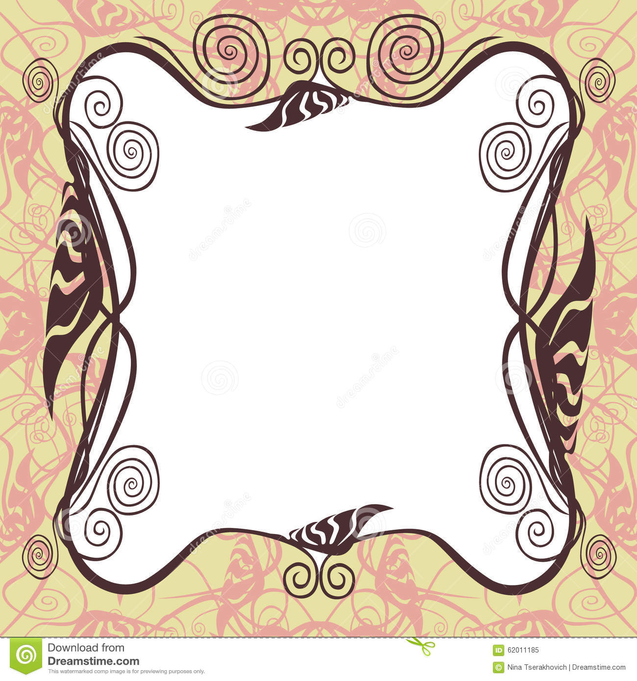 Vintage Art Deco Vector Frame