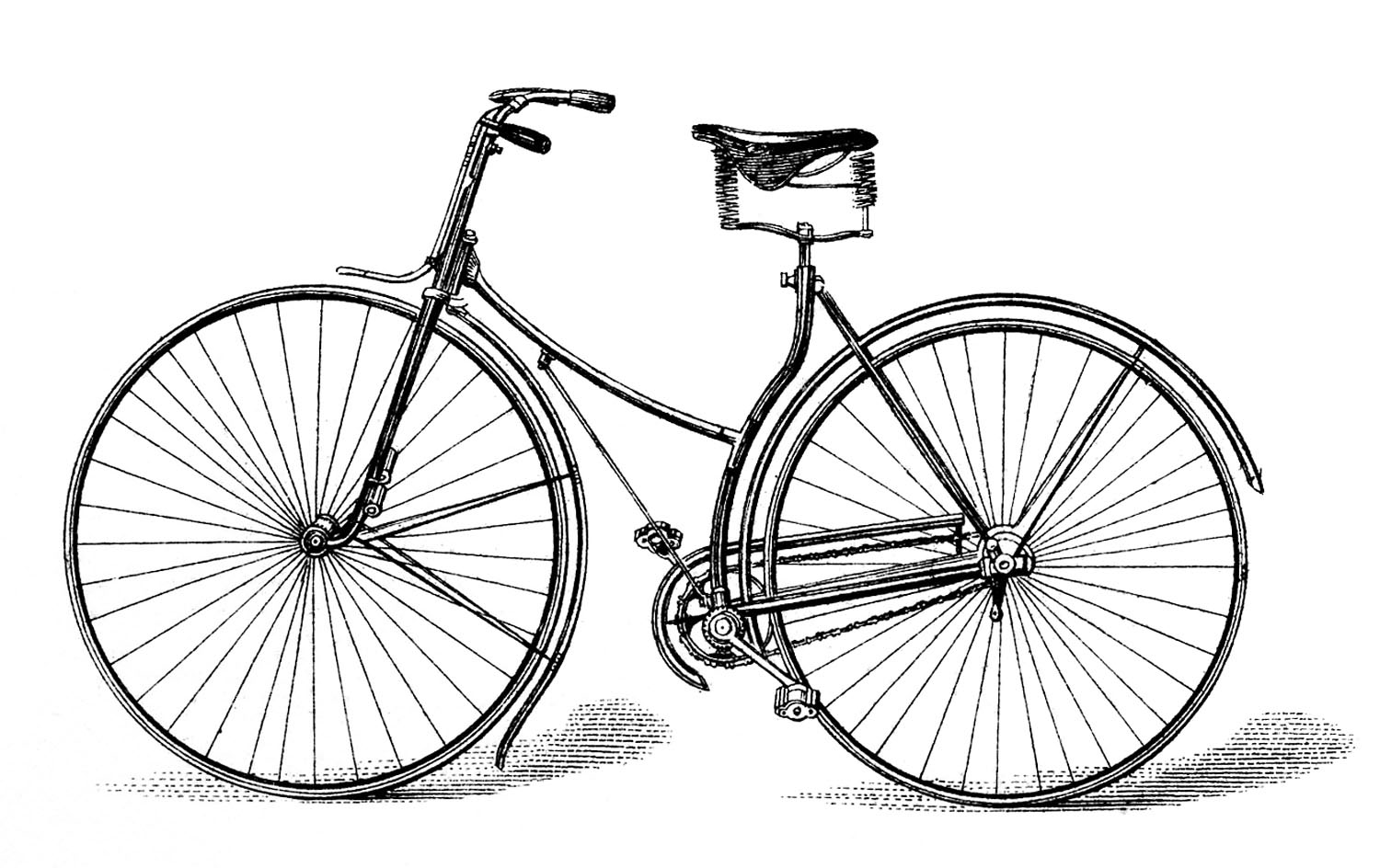 Vintage Bicycle Free Vector Downloads