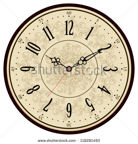 Vintage Clock Face Clip Art Vintage Clock Face Clip Art