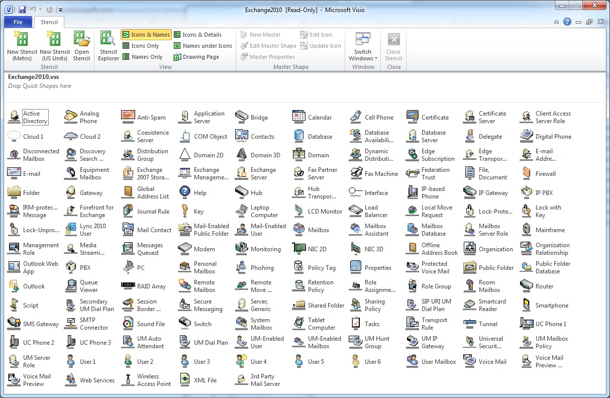 Visio 2010 Stencils