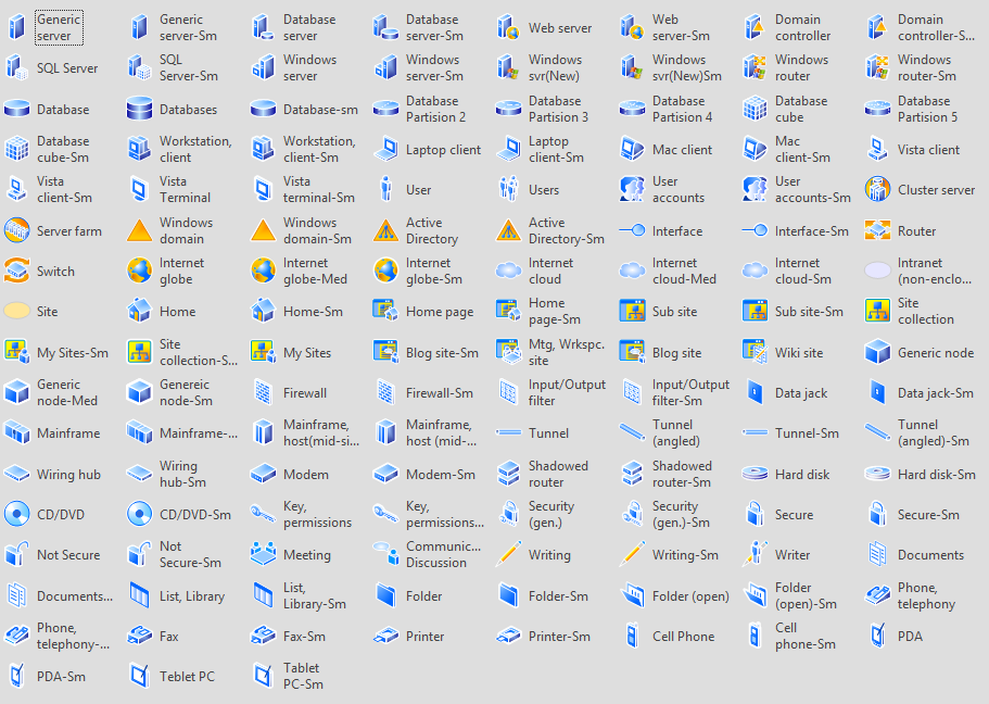 Visio Network Stencils Shapes