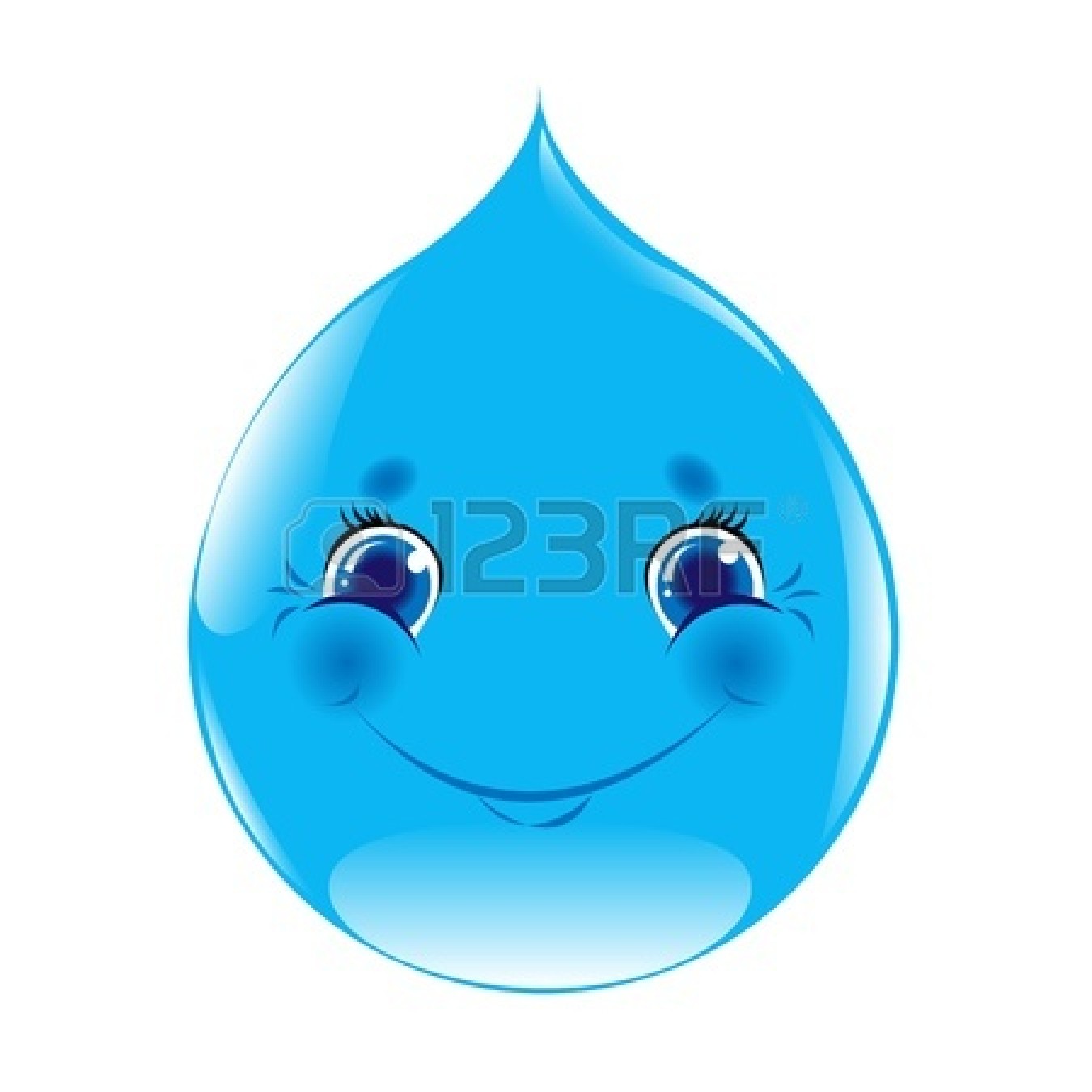 Water Droplet Cartoon