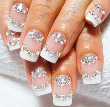 Wedding French Manicure Nail Designs