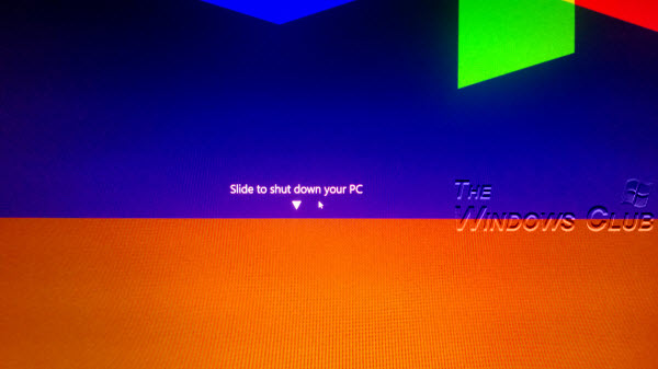 Windows 8.1 Shut Down Screen