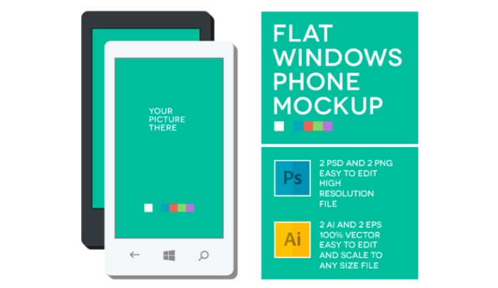 Windows Phone Mockup Psd Free