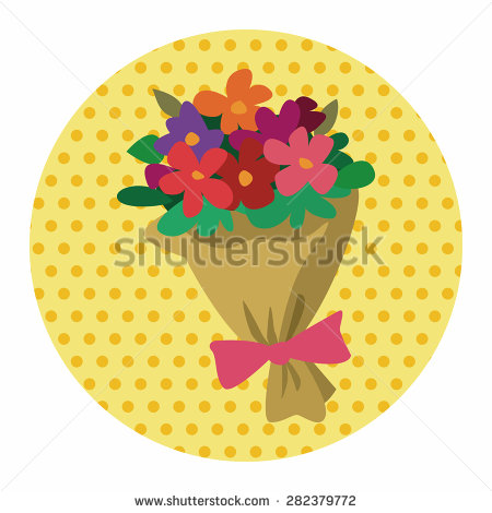 Winter Flower Bouquet Clip Art
