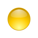 6 Yellow Ball Icon Images