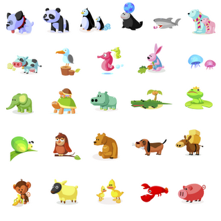 Zoo Animal Icons