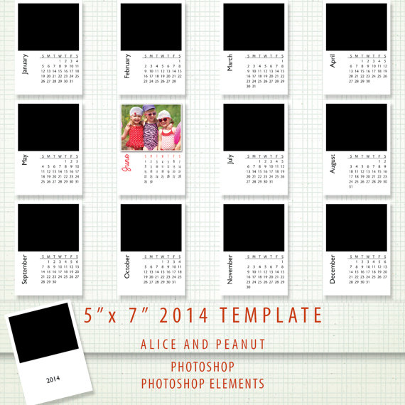 2014 Word Calendar Template