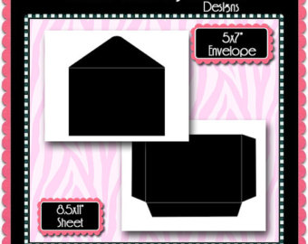 5X7 Envelope Template 5X7 Envelope Template