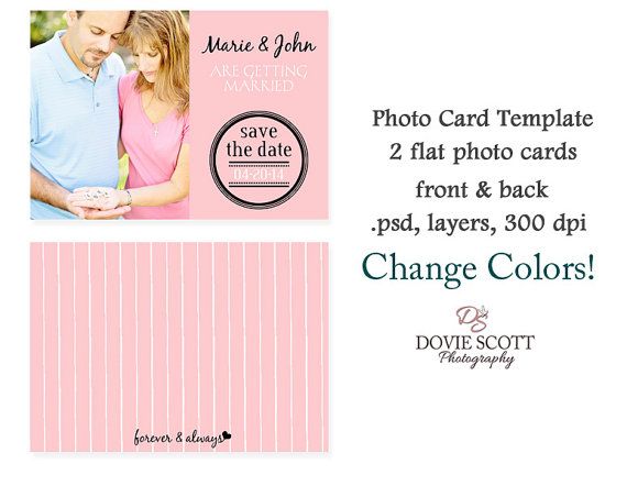 5X7 Photo Card Template