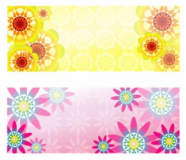 Abstract Floral Vector Art