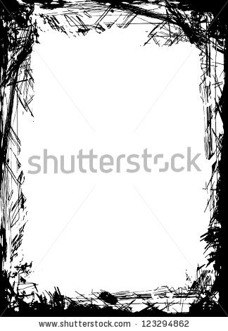 Abstract Grunge Borders Vector Images