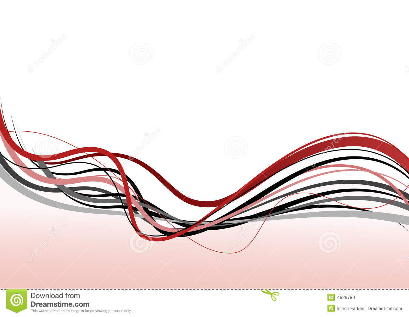 Abstract Line Vector Art