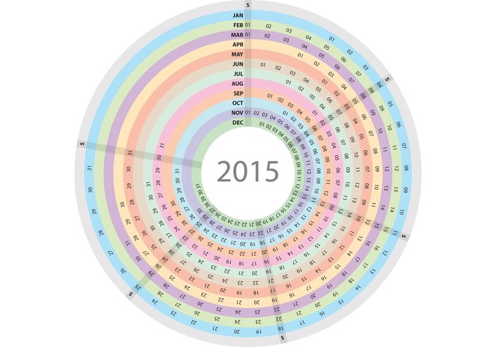 Agenda Calendar Free Vector