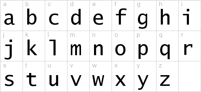 Backwards Letters Font