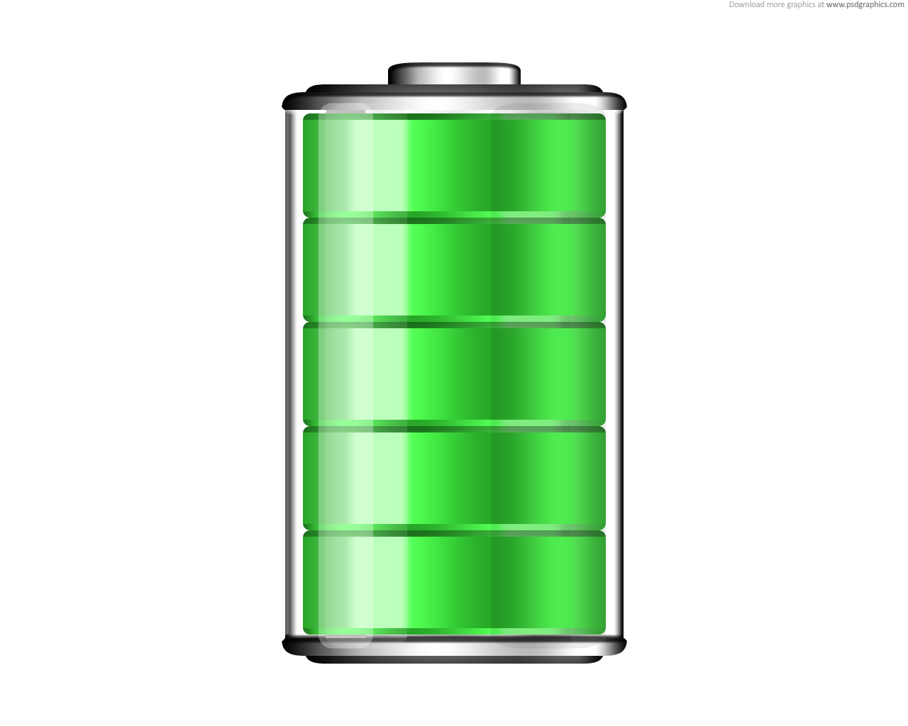 8 Cell Phone Battery Icon Images