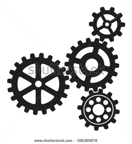 Bike Gears Icon Vector