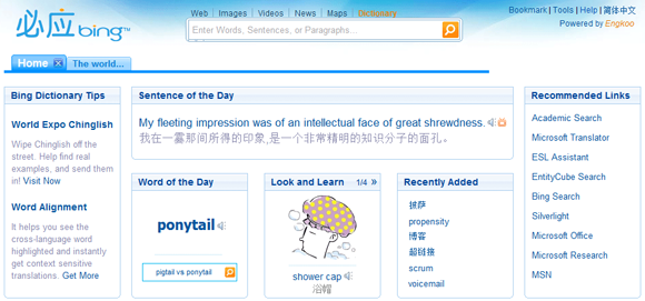 Bing Dictionary