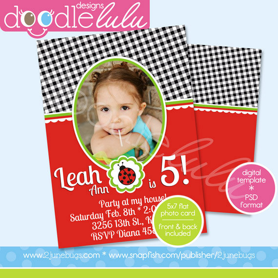 Birthday Card Invitation Templates