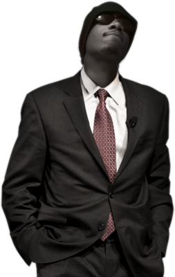 Black Man in Suit PSD