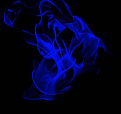 Blue Fire Flames Green