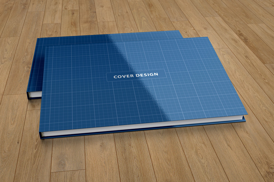 Book Mockup Landscape Book Mockup Landscape